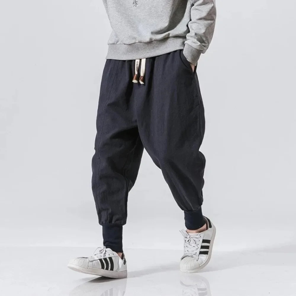 Loose Baggy Linen Pants